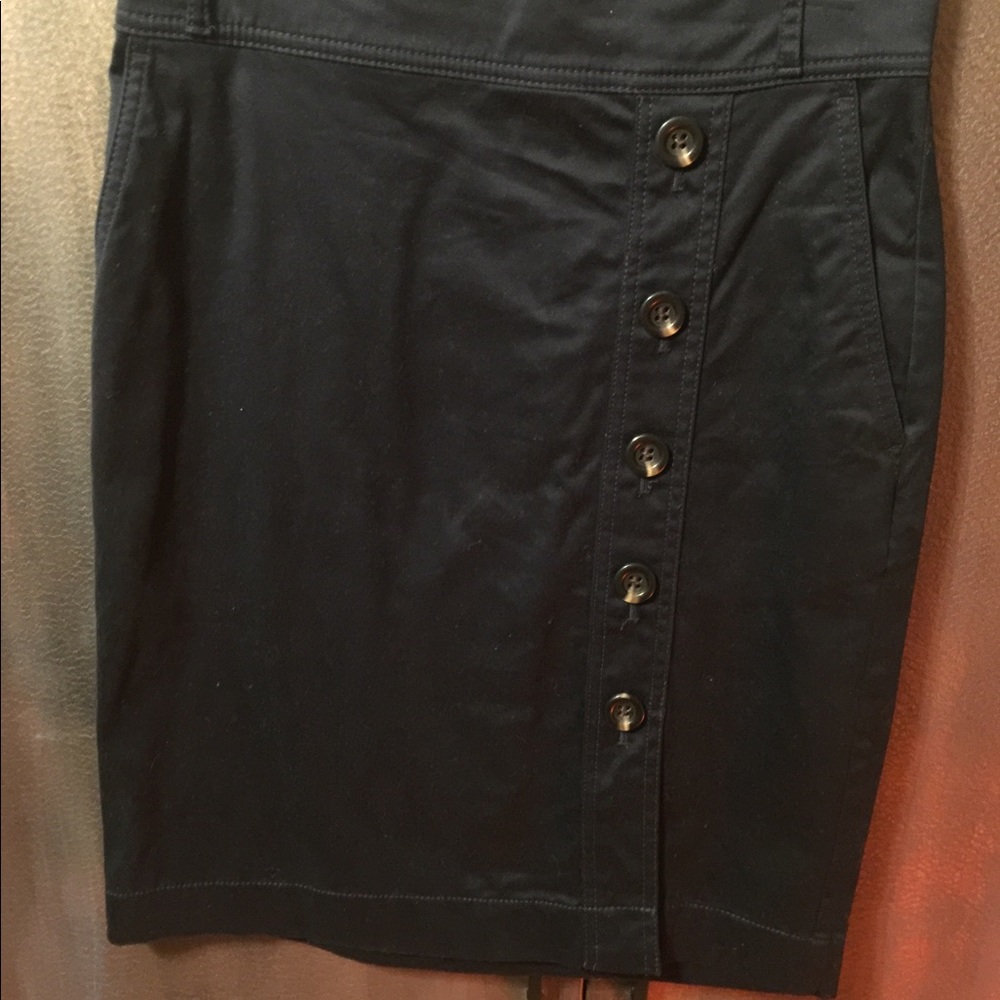 Ann Taylor side button pencil skirt